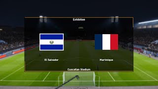 ⚽ El Salvador vs Martinique ⚽ | CONCACAF Gold Cup (26\/06\/2023) | PES 2021