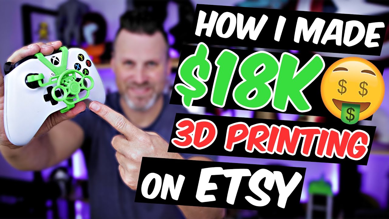 How I Made 18K 3D Printing On Etsy 4 Tips To Get Started YouTube
