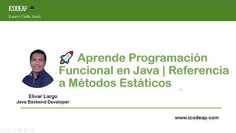 🚀 Aprende PROGRAMACIÓN FUNCIONAL en JAVA| Referencia a Métodos Estáticos