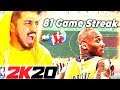 I Went On A 81 Win Streak for Kobe Bryant in NBA 2K20