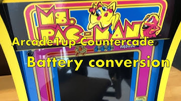 Arcade 1UP - Ms Pacman Countercade  Plug in to USB power bank conversion