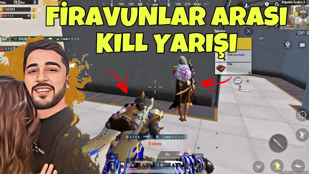 FİRAVUNLAR ARASI KILL YARIŞI YAPTIK, AYLAR SONRA HARİTAYI TEMİZLEDİK! -PUBG MOBİLE