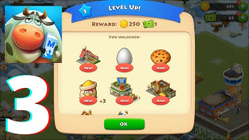 Township - Gameplay Walkthrough Part 3 - Level up 5 (Android, iOS)