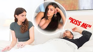 Saying ANOTHER GIRL'S NAME in my SLEEP PRANK on WIFE! SHE GOT SO JEALOUS!