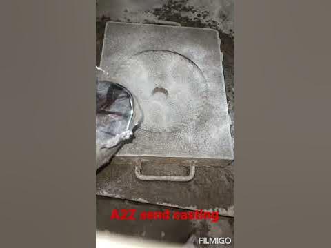 aluminium casting bartan dunge ka dhakkan#technology #automobile - YouTube