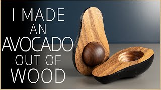 Wood turning: Can I make an avocado on the wood lathe?