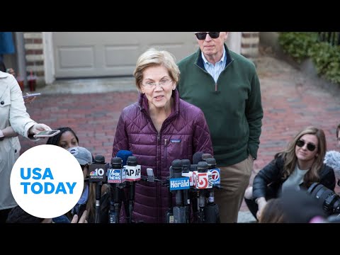 Sen. Elizabeth Warren speaks after dropping out of presidential race