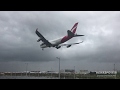 QANTAS B747-400 Low Pass Sydney Airport