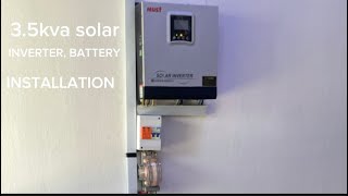 3.5kva  solar  must hybrid inverter installation at arepo ogun state Nigeria by prodigy thinker. . 80 views 4 months ago 1 minute, 22 seconds