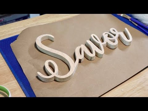 Make a DIY Kitchen Sign –  Thrift Diving