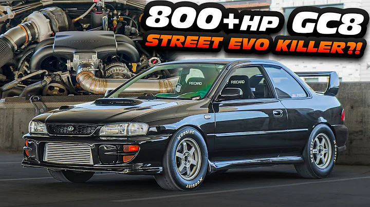 800+HP Subaru GC8 Impreza BEATS EVO on the Street! (BADDEST GC8 in the USA?!)