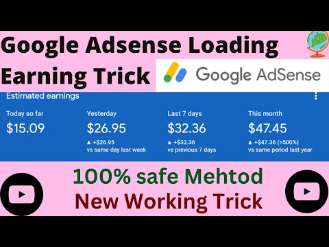 Google Adsense Loading Method 2023 Course Adsense loading proxy  100% Safe Method Earn $30+ Per Day