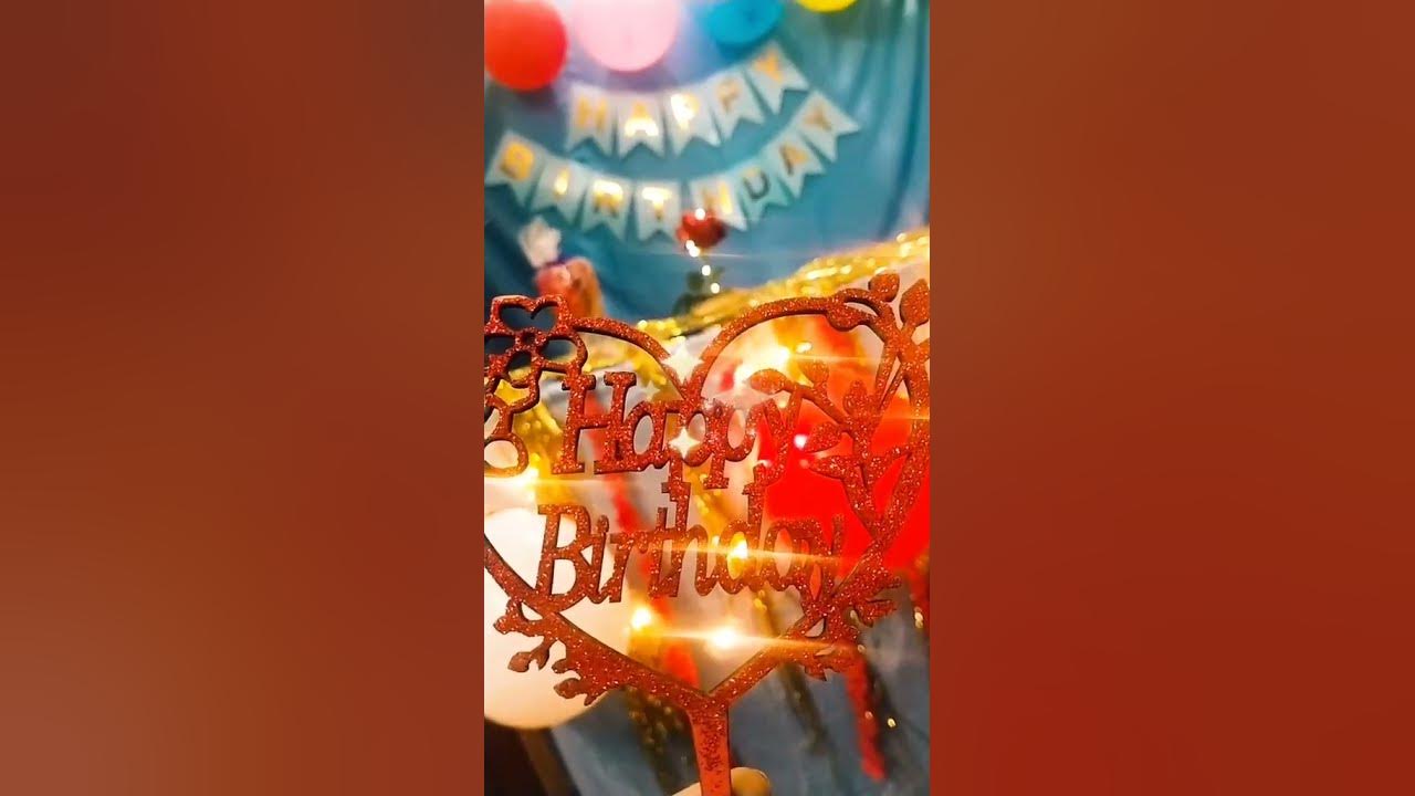 Birthday decoration at home youtube