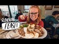 Trying a SLOVENIAN FEAST, Apartment Tour, & Final Day in LJUBLJANA!