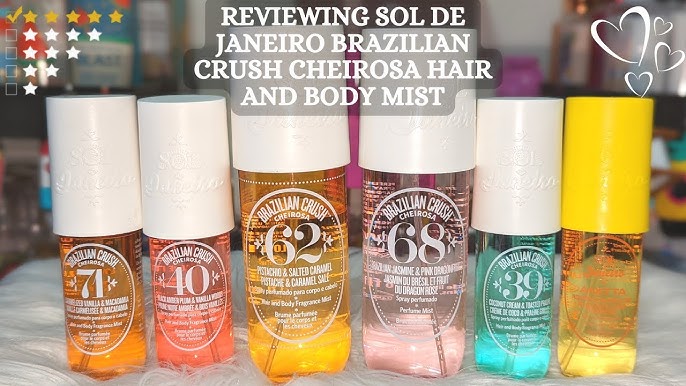 Sol de Janeiro Full Fragrance Mist Collection Ranked incl. *NEW* Cheirosa 68  (is it a Cloud dupe?) 