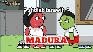 Sholat tarawih -  animasi dubbing Madura spesial ramadhan || ep animation