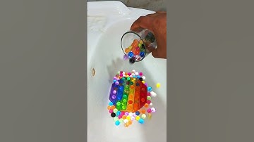 Satisfying Colouring Orbeez Balls reverse #satisfying #reverse #orbeez