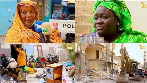 Triste à Colobane - Expulsée de leurs maison familiale en pleine journée, les 2 familles Ndoye très…