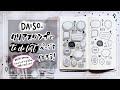 【 ダイソー購入品 】新作クリアスタンプの紹介&使い方!DAISO COORDIシリーズの手帳でToDoListを作ってみた!