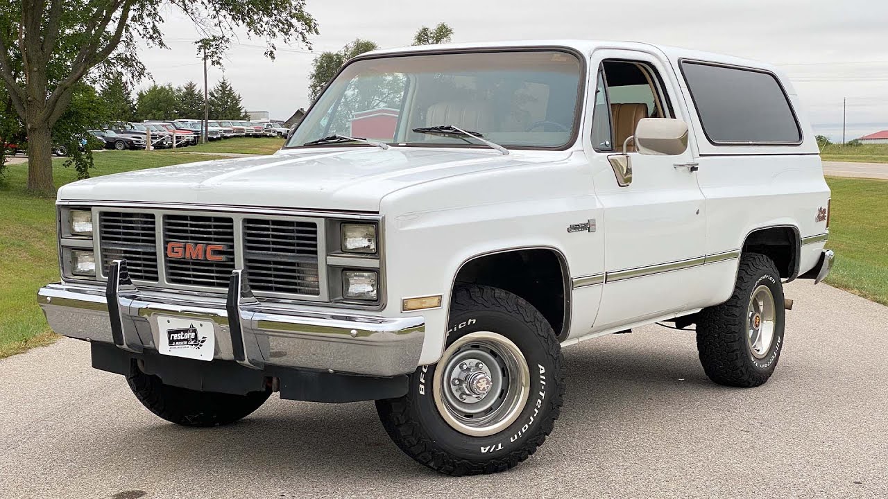 19 Gmc Jimmy K5 Blazer 350ci Auto 4x4 Rust Free From California Stock 1376 Youtube