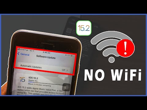 Video: Hoe update ik iOS zonder wifi?