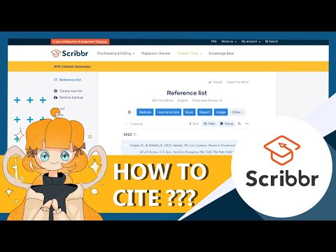 BEST CITATION MACHINE!? Scribbr Tutorial