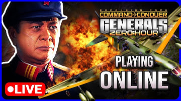 [LIVE] My Nuclear Tanks Are Ready in Online Multiplayer Matches | C&C Generals Zero Hour