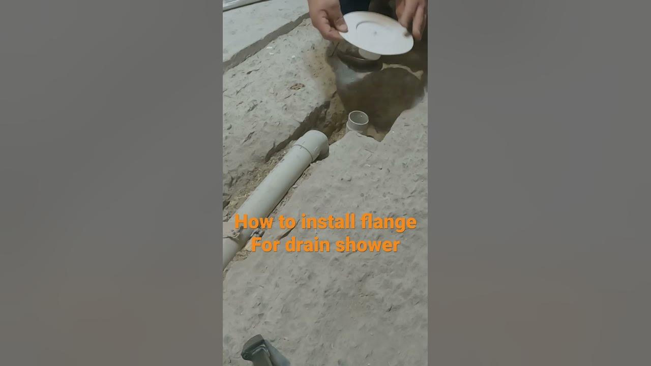 How to install a shower flange bathrooms youtuber renovation viral