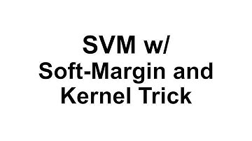 (Docceptor 머신러닝 8-6) SVM에 soft margin과 kernel trick적용