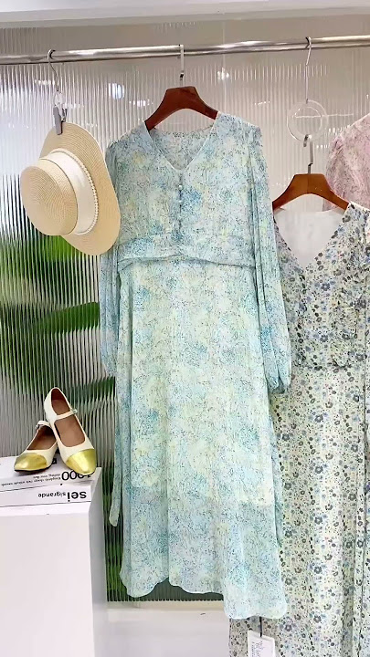 Sina 24 spring Fashionable casual floral dress34 mp4