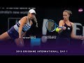 Yulia Putintseva vs. Karolina Pliskova | 2019 Brisbane International Day 1 | WTA Highlights