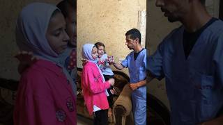 ااو اااو خايفة من الابرة 💉💉😂😭 doctor injection funny 💉