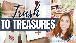 TRASH TO TREASURE DIYs | Cheap but Chic Home Decor For Your Home