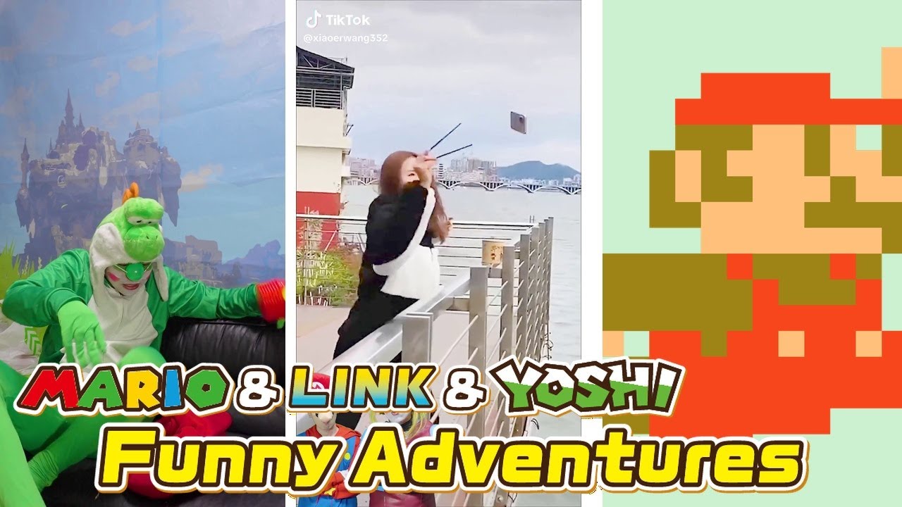 The Funny Adventures of Mario & Link ＆ Yoshi 🤣 ＃4920 - YouTube