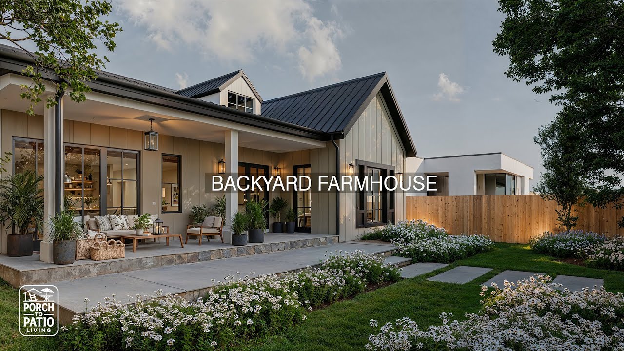 This Idaho Style Backyard Feels Peaceful Every Evening | Modern Farmhouse Calm