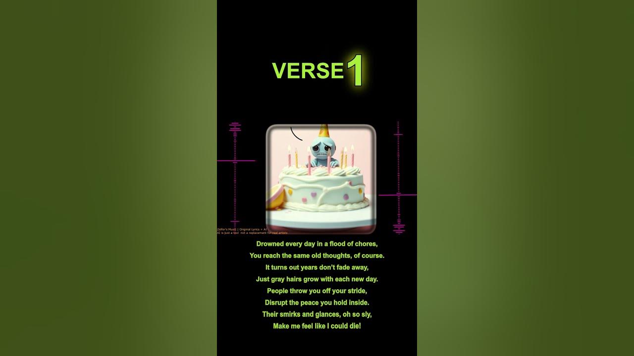 Text Fragment🔸My Birthday🔸 VERSE 1