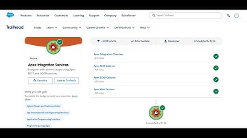 Apex Integration Overview | Apex Integration Services | Trailhead | Salesforce | Virtual Internship