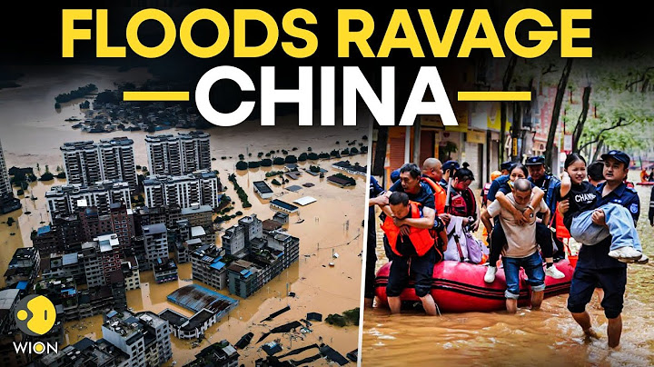 China Floods LIVE: China's Deadly Floods Worst In Years! I Floods Ravage China | WION LIVE