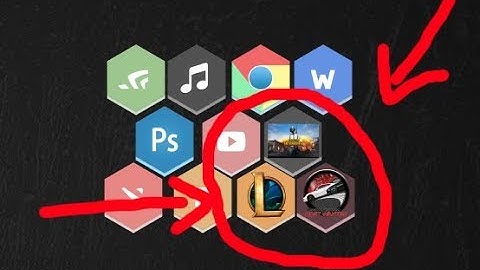 Rainmeter - How to make custom Honeycomb icons for any program