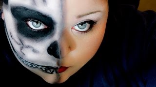 SKULL/PINUP HALLOWEEN TUTORIAL 2014