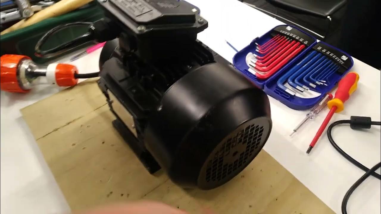 Electrical Engineering student demonstrates motor dismantle - YouTube