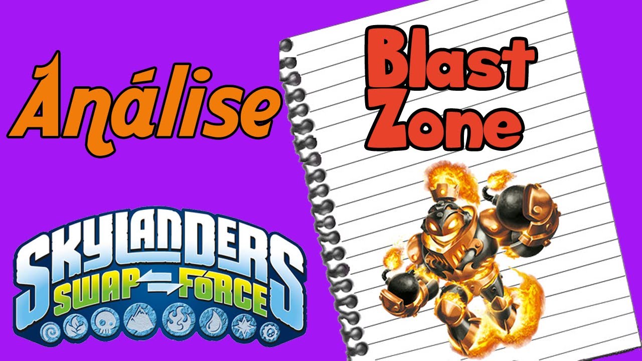 Análise do Skylander BLAST ZONE YouTube