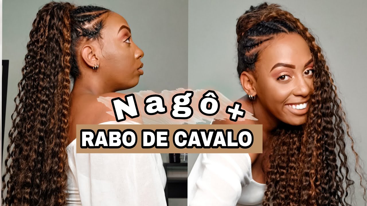 Passo a passo trança nagô + Rabo de cavalo #cachosdasamy - thptnganamst.edu.vn