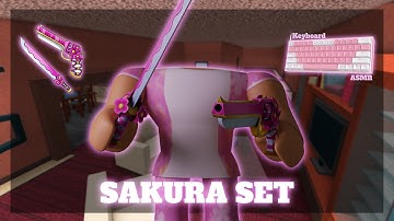 MM2 SAKURA SET + *KEYBOARD ASMR MONTAGE*