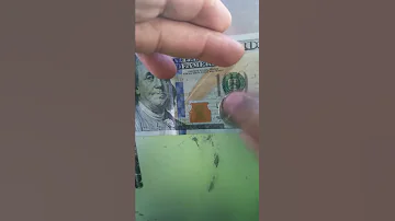 How to check if 100 dollar bill is real