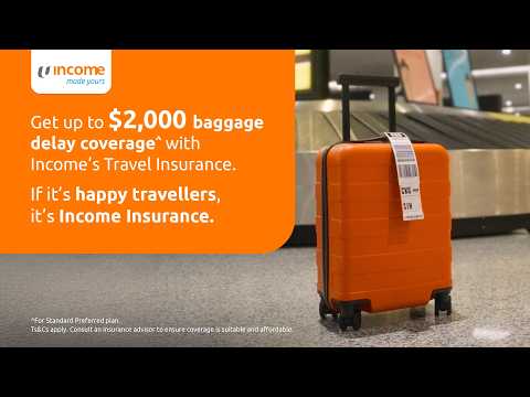 Baggage Delay Coverage | Worlds Apart | Income's Travel Insurance