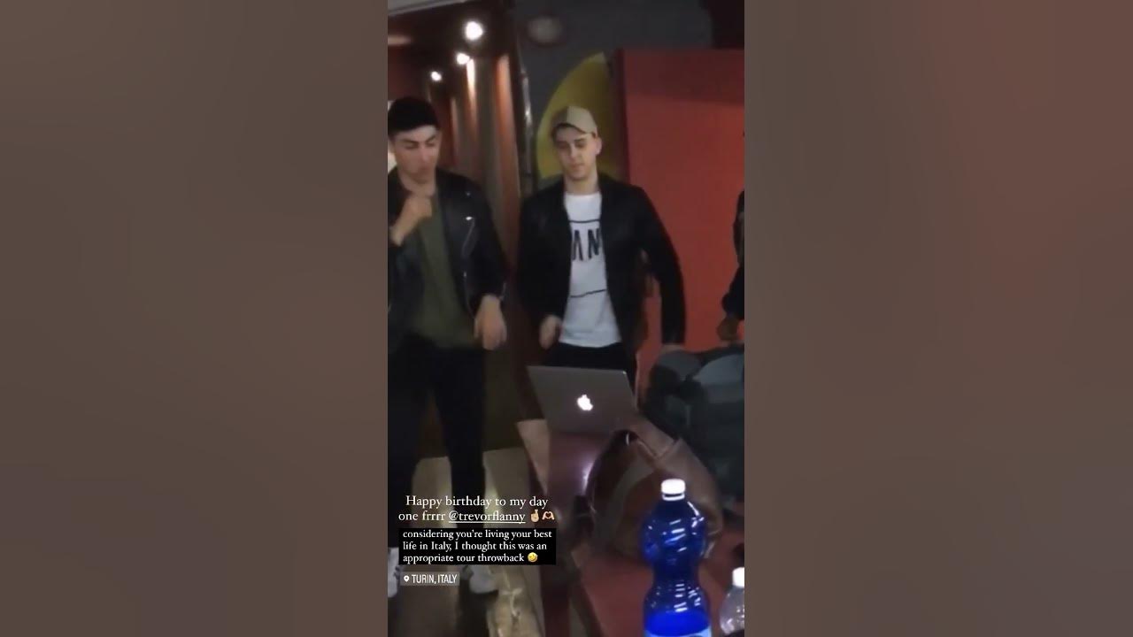 Victoria Baldesarra released an exclusive TNS Tour video to celebrate Trevor Tordjman's birthday!