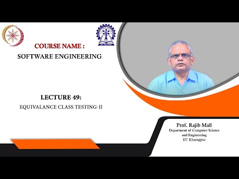 Lecture 49: Equivalance Class Testing-II