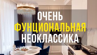 Обзор кухни неоклассика Обзор квартиры Дизайн интерьера Стильный ремонт Рум тур Шкаф неоклассика видео
