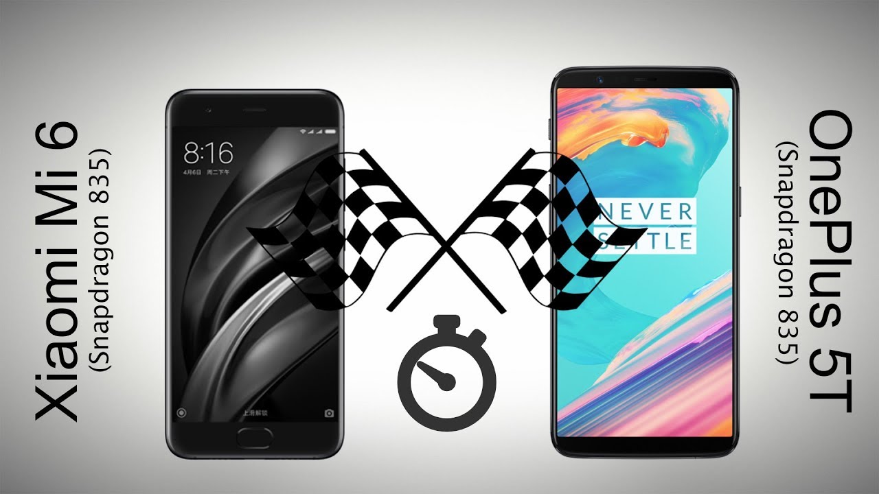 Xiaomi mi 8 vs oneplus 6 speed test